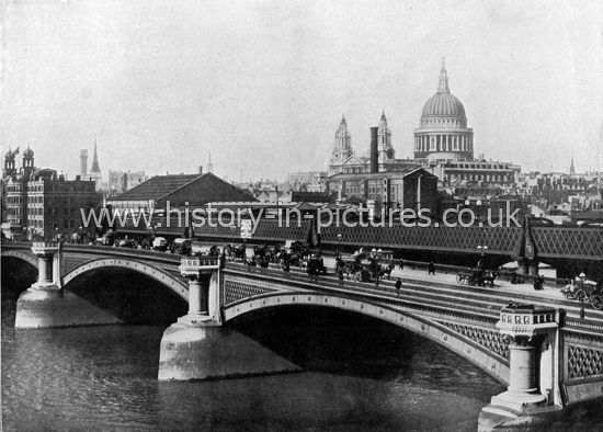 Blackfriars Bridge. London. c.1890's.